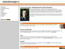 Tablet Screenshot of bimminger.at